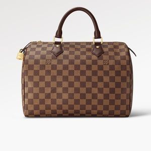 ✨BEAUTIFUL✨ Authentic Louis Vuitton Speedy 30 Handbag Damier Ebene Brown.